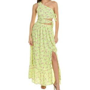 NWT Wayf Darlin Dress in Lemon Ditsy XS